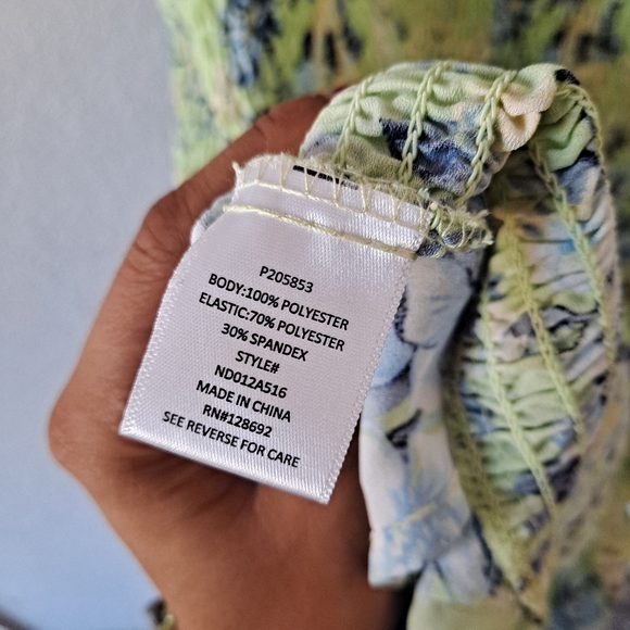 Madden NYC Smocked Cut-Out Dress - Picture 8 of 8